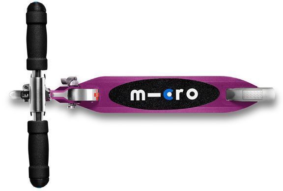 Складной двухколесный самокат (до 100 кг) Micro Sprite Foldable purple metallic SA0132 пурпурный металлик