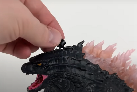 Интерактивная Годзилла на радиоуправлении Godzilla x Kong: The New Empire (1:12, 2.4 GHz) Jada Toys 253256005 свет, звук, эффект пара