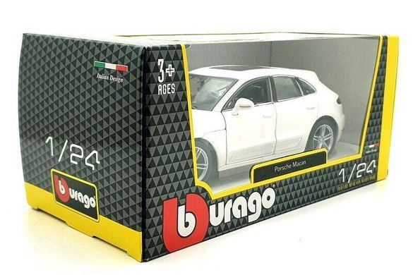 Модель автомобіля Porsche Macan (1:24, 19 см.) Bburago 18-21077 в асортименті