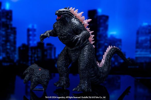 Интерактивная Годзилла на радиоуправлении Godzilla x Kong: The New Empire (1:12, 2.4 GHz) Jada Toys 253256005 свет, звук, эффект пара