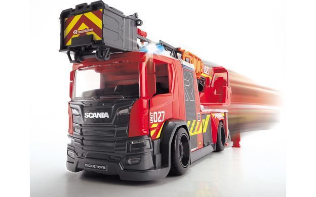 Пожежна машина з подачею води Scania Fire Patrol (23 см) Dickie Toys 3716017 світло, звук