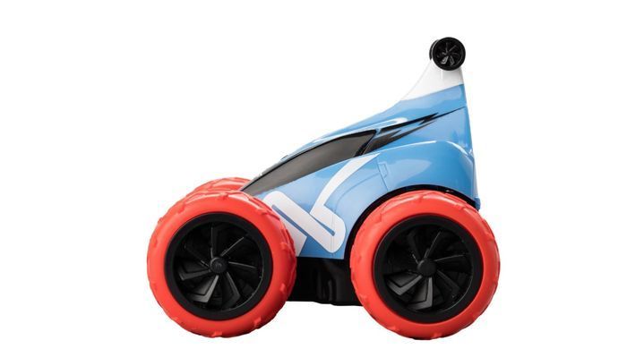Уценка Трюковая машина Exost Crazy XS Car с инфракрасным управлением (1:34, 3,7V) Silverlit 20202-2 голубая