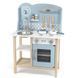Детская деревянная кухня PolarB Blue Kitchen Viga Toys 44047 с аксессуарами