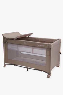 Кровать-манеж с пеленатором 2 в 1 Tino Velano 46161 beige