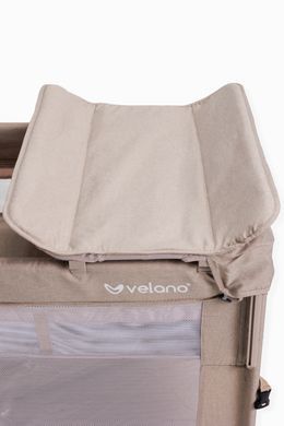 Кровать-манеж с пеленатором 2 в 1 Tino Velano 46161 beige