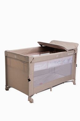 Кровать-манеж с пеленатором 2 в 1 Tino Velano 46161 beige
