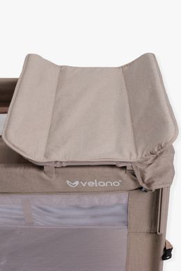Кровать-манеж с пеленатором 2 в 1 Tino Velano 46161 beige