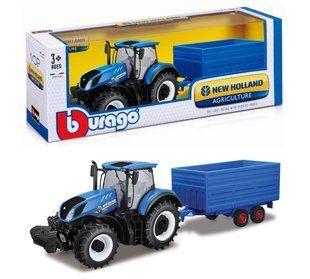 Уцінка Іграшковий трактор з причепом (1:32) New Holland Agriculture Farm Bburago 18-44067