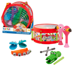 Набор музыкальных игрушек Animal Jamboree Battat BT1929Z