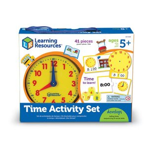 Уцінка Навчальна гра Вивчаємо час Time Activity Set Learning Resources LER3220