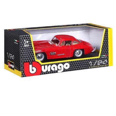 Металева машинка Mercedes-Benz 300 Sl (1954) Bburago 18-22023 (в асортименті)