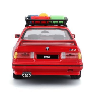Металева машинка BMW M3 Eurotrek (1988) Bburago 18-23014 (1:24)