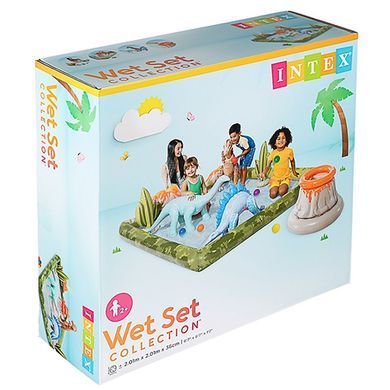 Дитячий ігровий центр-басейн Jurassic Adventure Play Center Intex 56132
