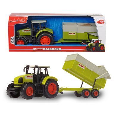 Іграшковий трактор з із причепом (57 см) Claas Ares Set Dickie Toys 3739000