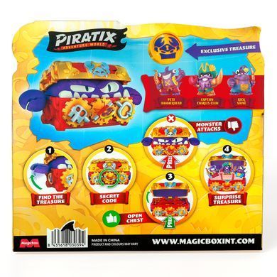 Ігровий набір Скриня зі скарбами Piratix Adventure World Monster Treasure PPXSP116IN00