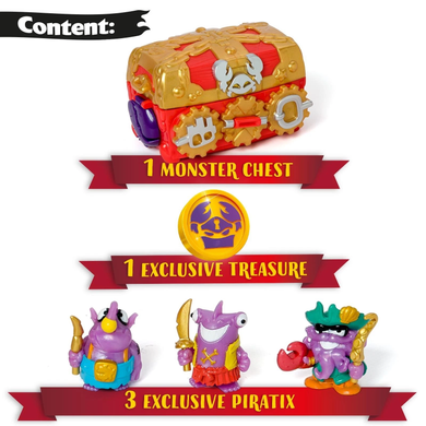 Ігровий набір Скриня зі скарбами Piratix Adventure World Monster Treasure PPXSP116IN00