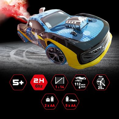 Машинка на радиоуправлении Exost Xmoke RC Car (2,4 GHz, 33см, 1:14, LED) Silverlit 20628