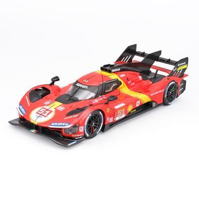 Металлическая машинка конструктор Ferrari 499P LMH (1:24) Bburago 18-26587
