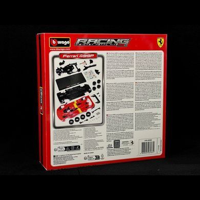 Металлическая машинка конструктор Ferrari 499P LMH (1:24) Bburago 18-26587