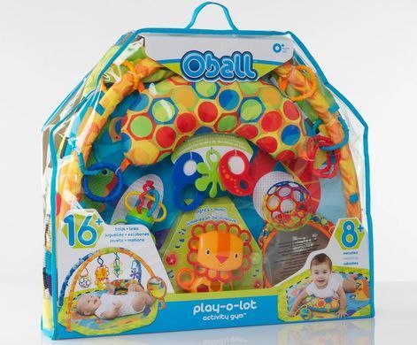 Уцінка Розвиваючий килимок з іграшками Oball Play-o-lot Activity Gym Kids II 81525 світло та звук