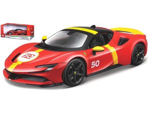 Металева автомодель Ferrari SF90 Stradale Assetto Fiorano (1:18) Bburago 18-16021