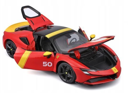 Металева автомодель Ferrari SF90 Stradale Assetto Fiorano (1:18) Bburago 18-16021