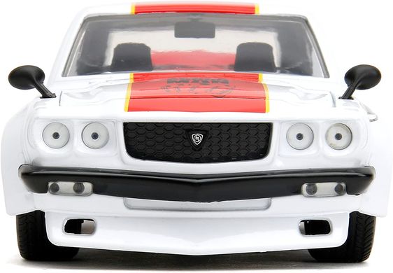 Металева машина One Punch Man 1:24 1974 Mazda RX-3 з фігуркою Сайтама Jada Toys 253255058