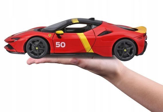 Металева автомодель Ferrari SF90 Stradale Assetto Fiorano (1:18) Bburago 18-16021