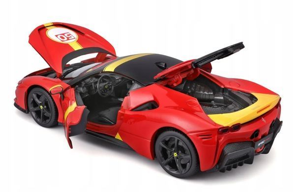 Металева автомодель Ferrari SF90 Stradale Assetto Fiorano (1:18) Bburago 18-16021