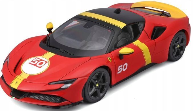 Металева автомодель Ferrari SF90 Stradale Assetto Fiorano (1:18) Bburago 18-16021