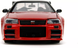 Металева машина Godzilla 1:24 Die Cast 2002 Nissan Skyline GT-R (R34) Jada Toys 253253024