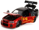 Металева машина Godzilla 1:24 Die Cast 2002 Nissan Skyline GT-R (R34) Jada Toys 253253024
