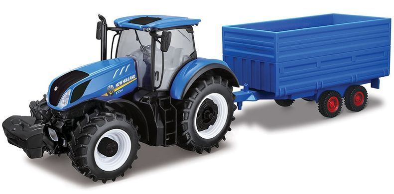 Уцінка Іграшковий трактор з причепом (1:32) New Holland Agriculture Farm Bburago 18-44067