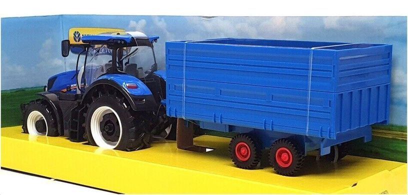 Уцінка Іграшковий трактор з причепом (1:32) New Holland Agriculture Farm Bburago 18-44067