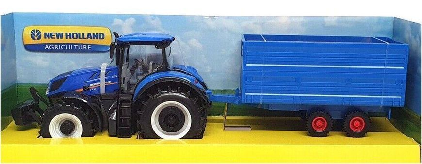 Уцінка Іграшковий трактор з причепом (1:32) New Holland Agriculture Farm Bburago 18-44067