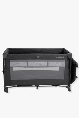 Ліжко-манеж з пеленатором 2 в 1 Tino Velano 46160 dark grey