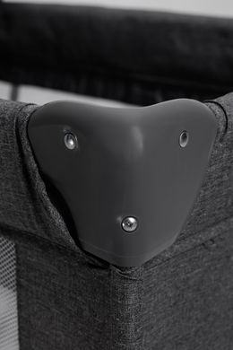 Ліжко-манеж з пеленатором 2 в 1 Tino Velano 46160 dark grey