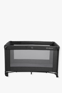 Ліжко-манеж з пеленатором 2 в 1 Tino Velano 46160 dark grey