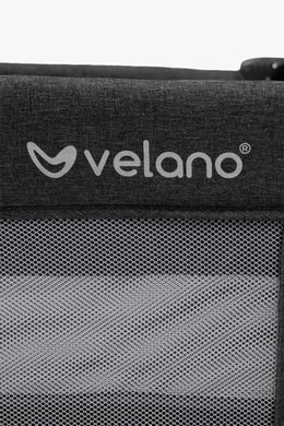 Ліжко-манеж з пеленатором 2 в 1 Tino Velano 46160 dark grey