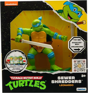 Уцінка Ігрова фігурка Sewer Shredders Леонардо TMNT Черепашки-ніндзя Funrise 71021