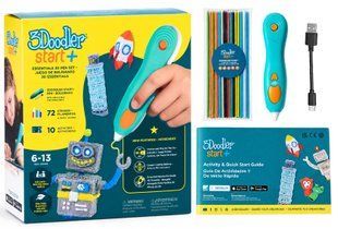 3D ручка Креатив Плюс для детского творчества 3Doodler Start Plus SPLUS EFG (72 стержня)