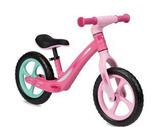 Двоколісний біговел з підніжками MoMi MIZO pink ROBI00051 рожевий