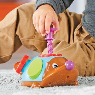 Развивающая игрушка Спайк ежик непоседа Spike the Fine Motor Hedgehog Fidget Friend Learning Resources LER9106