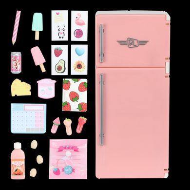 Уцінка Ігровий набір холодильник-сюрприз Real Littles Desktop Caddies Mini Fridge Moose 25440