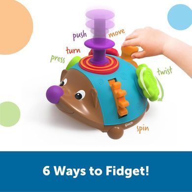 Развивающая игрушка Спайк ежик непоседа Spike the Fine Motor Hedgehog Fidget Friend Learning Resources LER9106