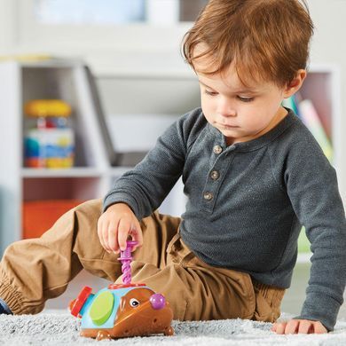 Развивающая игрушка Спайк ежик непоседа Spike the Fine Motor Hedgehog Fidget Friend Learning Resources LER9106
