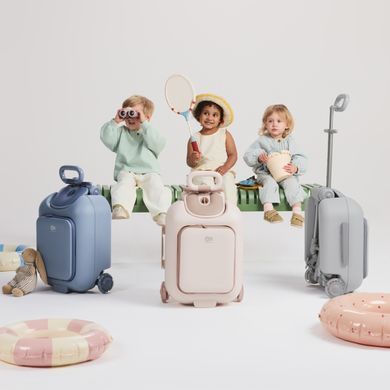 Детский чемодан-каталка 2 в 1 Kinderkraft Cabby Rose Gold KACABB00GLD0000
