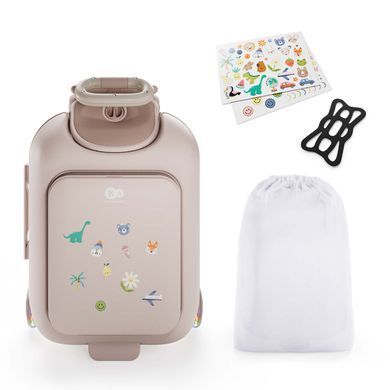 Детский чемодан-каталка 2 в 1 Kinderkraft Cabby Rose Gold KACABB00GLD0000