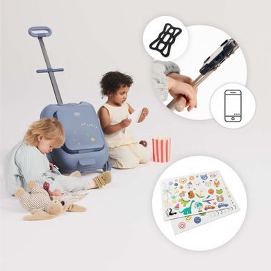 Детский чемодан-каталка 2 в 1 Kinderkraft Cabby Rose Gold KACABB00GLD0000