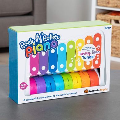 Детский ксилофон с колокольчиками Fat Brain Toys Rock N' Roller Piano F281ML